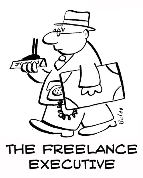 The freelance executive.