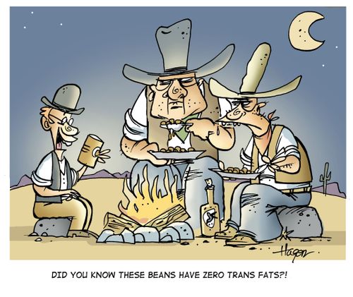 'Did you know these beans have zero Trans Fats?!'