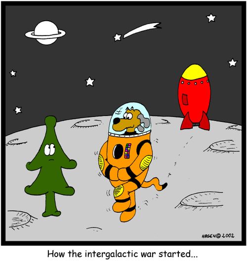 How the intergalactic war started...
