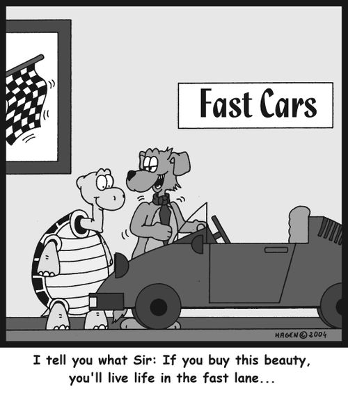 I tell you what Sir: If you buy this beauty, you'll live life in the fast lane...