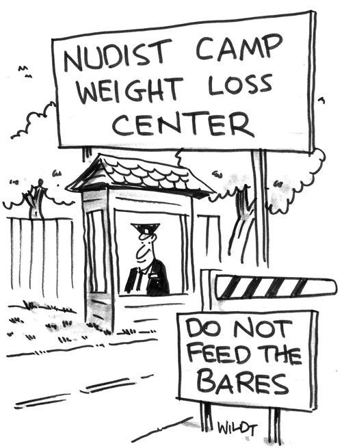 'Do Not Feed The Bares'