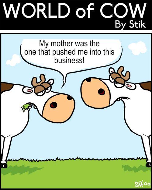 My mother was the one that pushed me into this business.