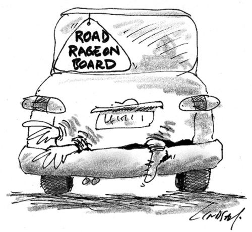 Road rage.