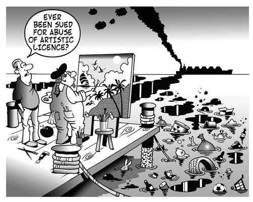 Ever been sued for abuse of artistic licence?