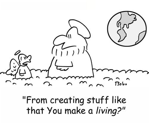 'From creating stuff like this you make a LIVING?'