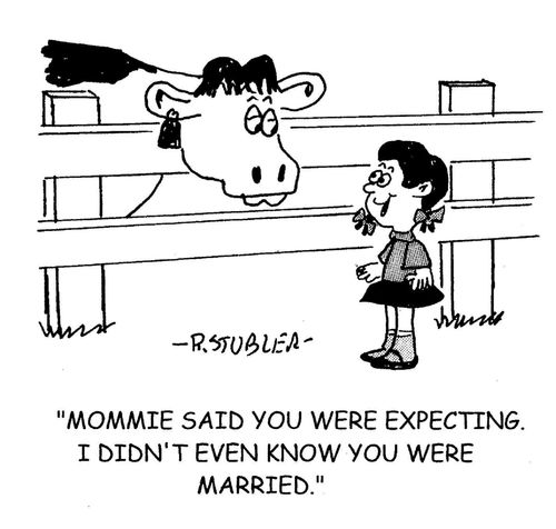 'Mommie said you were expecting. I didn't even know you were married.'