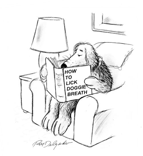 'How to lick doggie breath.'