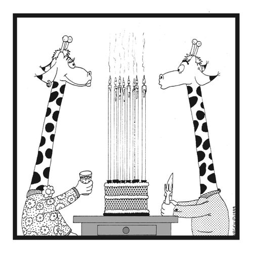 Giraffe's  Birthday Cake