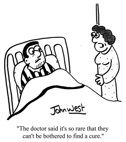 "Doctor said it's so rare that they can't be bothered to find a cure."
