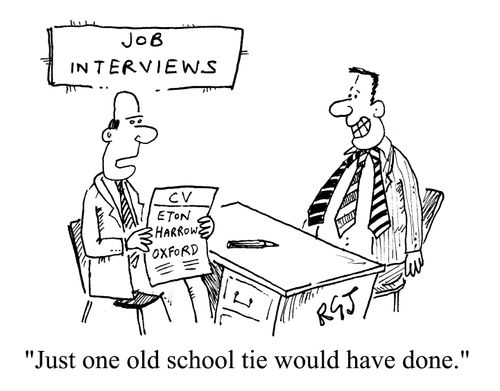 "Just the one old school tie would have done"