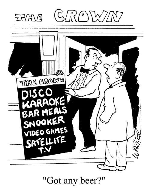 The Crown - Disco, Karaoke, Snooker... "Have you got any beer?"