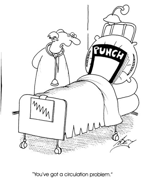 Punch Magazine - "You've got a circulation problem."