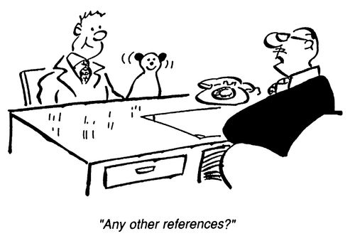 "Any other references?"