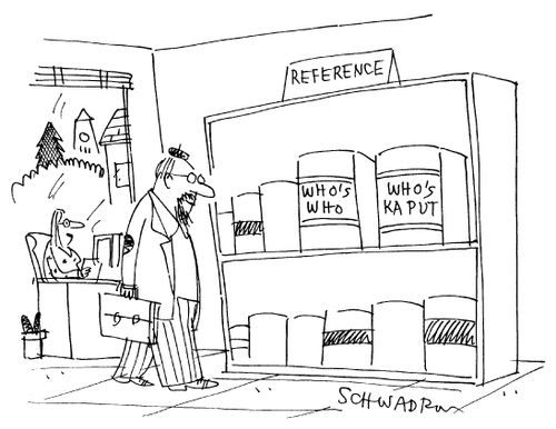Reference Section: Who's Who, Who's Kaput.