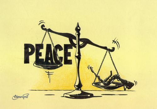 Anti-war libra.