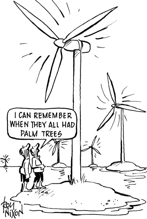 "I can remember when they all had palm trees."