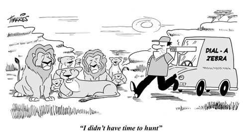 'I didn't have time to hunt'
