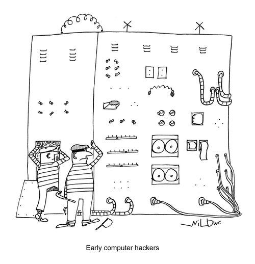 Early computer hackers.