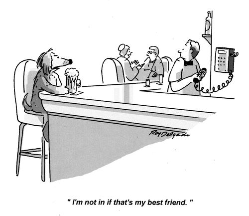 'I'm not in if that's my best friend.'