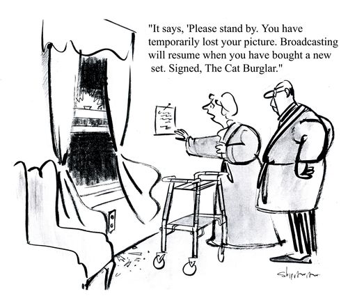 Burglars notice.