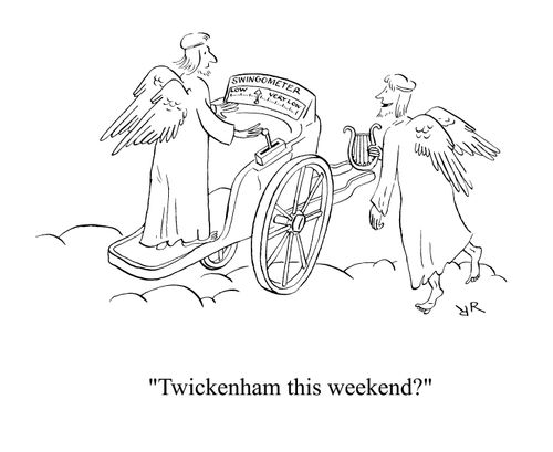 'Twickenham this weekend?'