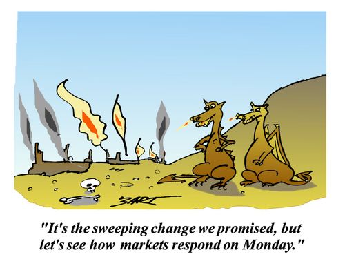 Let's see how markets respond on Monday.