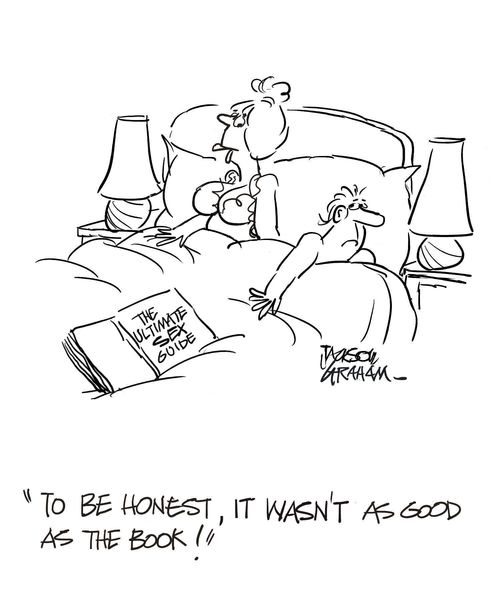 "To be honest, it wasn't as good as the book!"