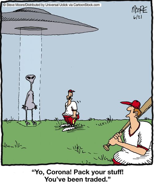 'Yo, Corona! Pack your stuff! You've been traded.'