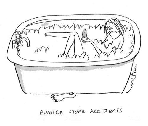 Pumice Stone Accidents.