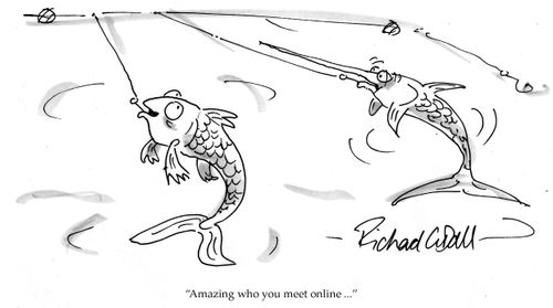 'Amazing who you meet online...'