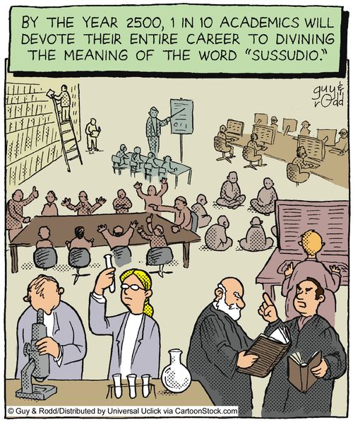 By the year 2500, 1 in 10 academics will devote their entire career to divining the meaning of the word 'sussudio'.