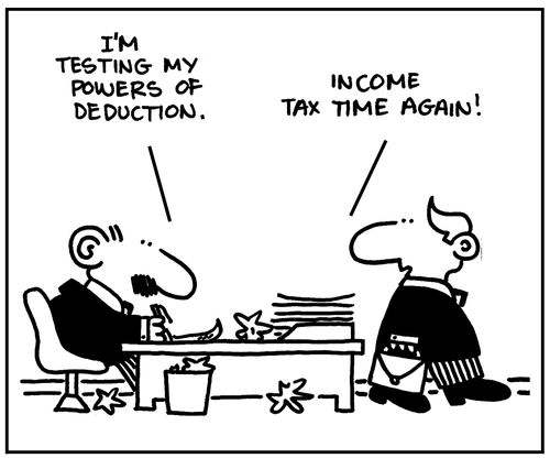 'I'm testing my powers of deduction.'