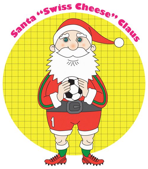 Santa 'Swiss Cheese' Claus.