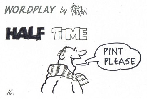 Wordplay: Half Time.