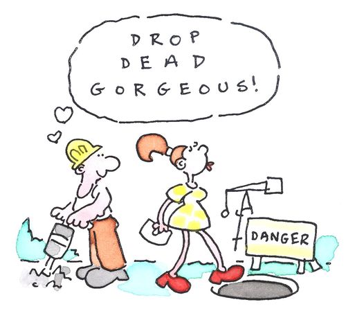 'Drop dead gorgeous.'