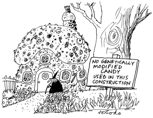 No genetically modified candy used in this construction.