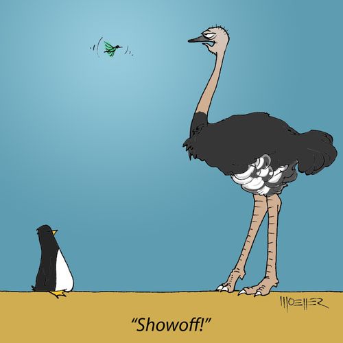 'Showoff!'