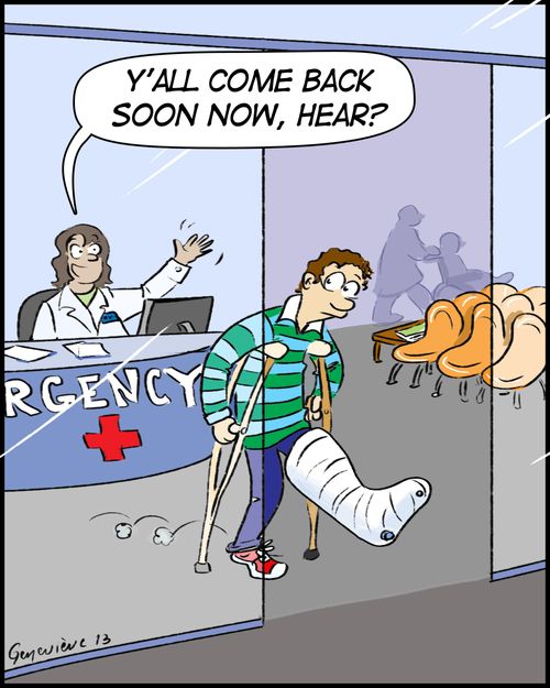'Y'all come back soon, now, hear?'