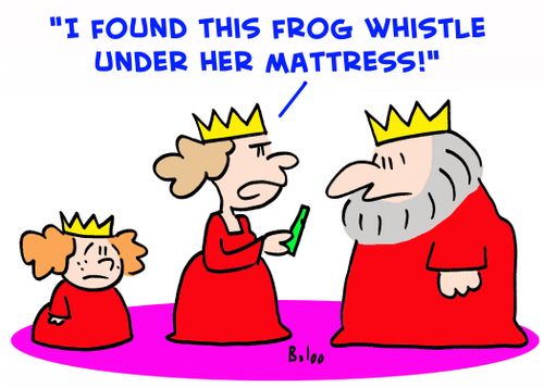'I found this frog whistle under her mattress!'