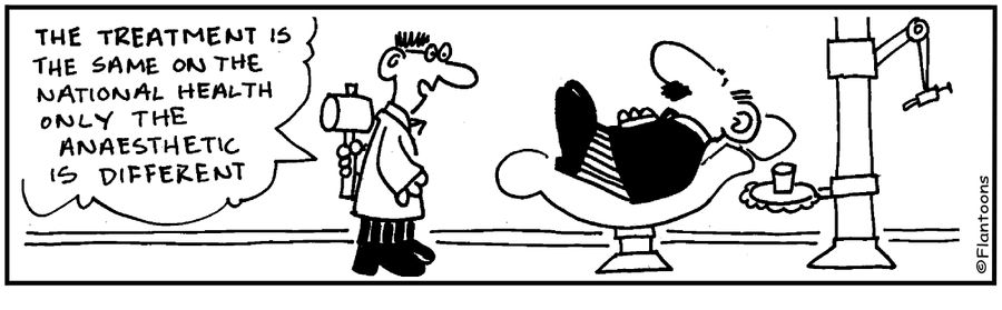'Anaesthetic is a big hammer on the NHS.' 