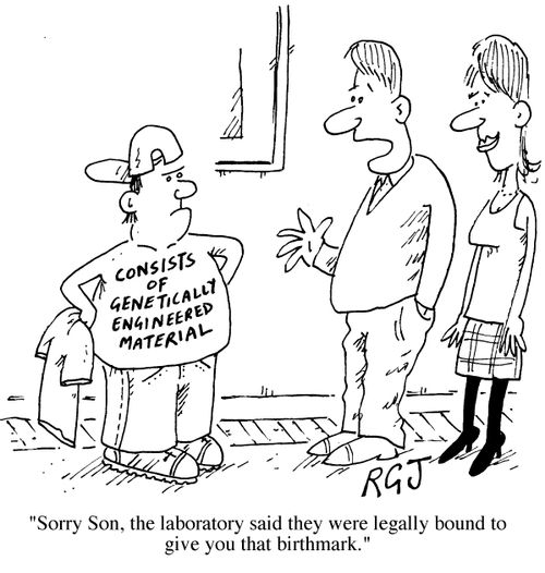 Sorry son, The laboratory said they were legally bound to give you that birthmark