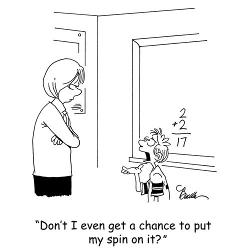 'Don't I even get a chance to put my spin on it?'