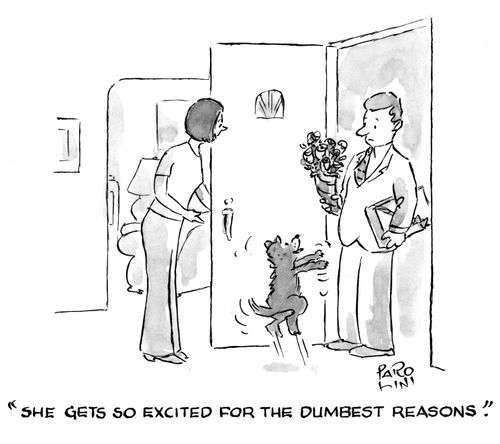 'She gets so excited for the dumbest reasons.'