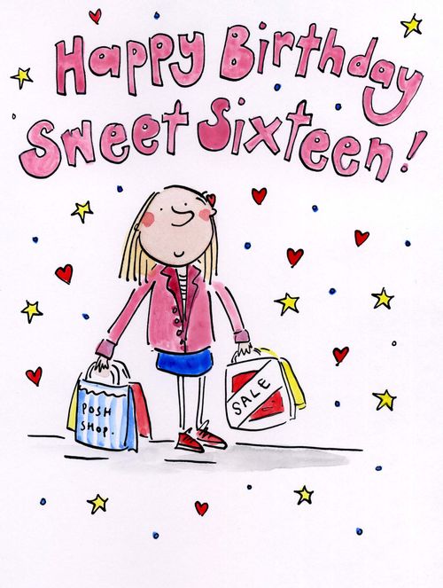 Happy Brithday Sweet Sixteen.