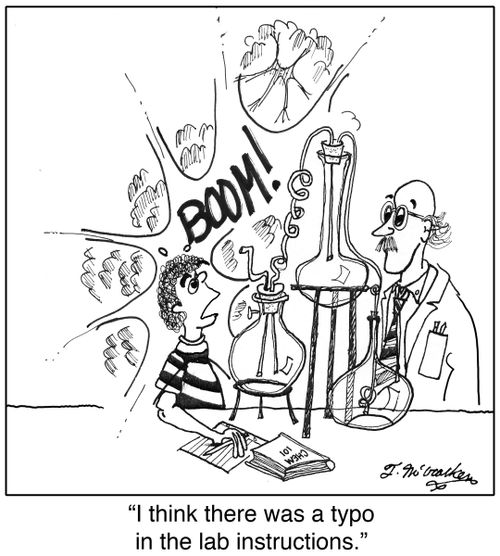 'I think there was a typo in the lab instructions.'