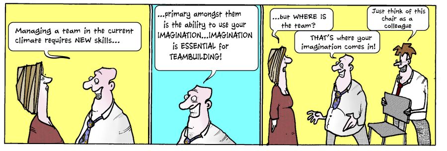 'Managing a team in the current climate requires new skills...'