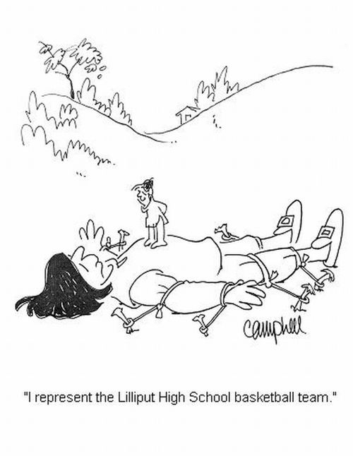 'I represent the Lilliput High School basketball team.'