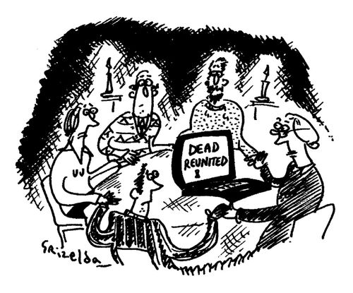 Conducting a s?ance via 'Dead reunited.com'