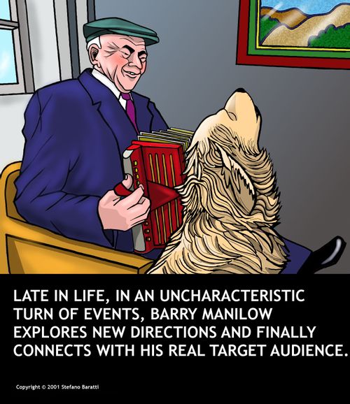 Barry Manilow explores new directions and finally connects with his target audience