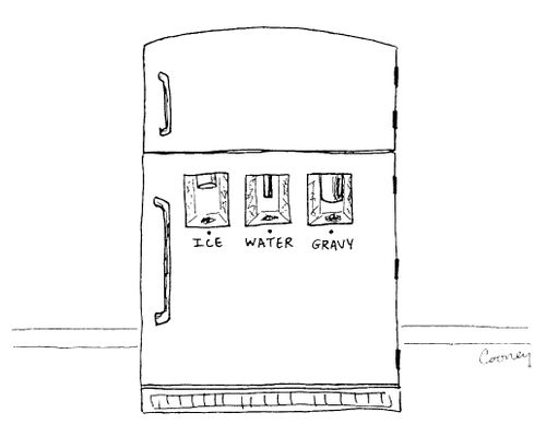 Gravy-Dispensing Fridge